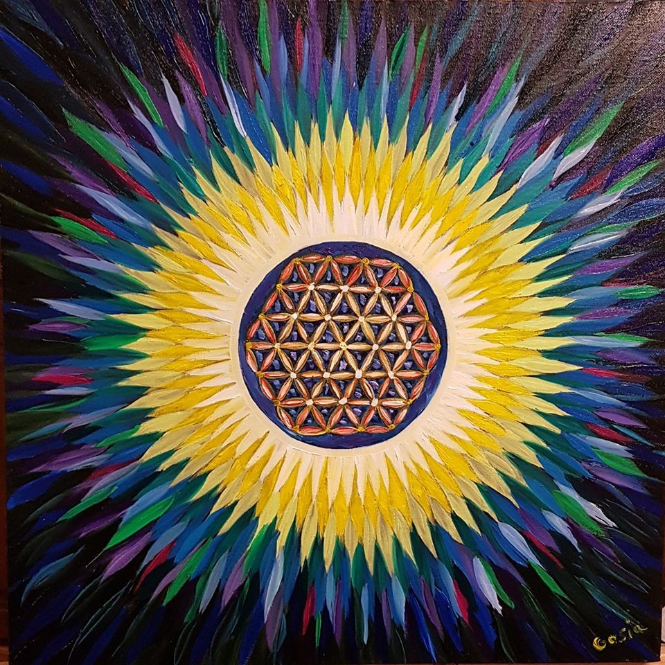 soleil fleur de vie