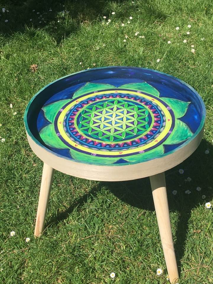table fleur de vie